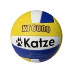 Katze Kt6000 Voleybol Topu El Dikişli Mavi Beyaz Beyaz - Mavi - Sarı