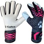 Katze Prime Kaleci Eldiveni Siyah Pembe - Siyah - Pembe - 11