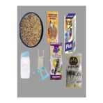 Katzoo Muhabbet Kuşu Besleme Seti( Muh. Yemi Açık 2 Kg+ Salıngaç+Kuş Vitamini+Kuş Mineral Taş)