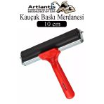 Kauçuk Baskı Merdanesi 10 Cm Metal 1 Adet Plastik Linol Baskı Merdanesi Silindir Rulo Merdane Vinil Baskı Yapıştırma