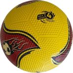 Kauçuk Futbol Topu No:4 Her Zemine Uygun Maç Topu (Beton-Toprak-Çim) - Kırmızı