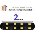 Kauçuk Hız Kesici Kasis Seti -2 Bantlı Eko - 2 Metre