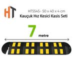 Kauçuk Hız Kesici Kasis Seti 50 x 40 x 4 cm - EKO - 7 Metre
