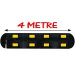 Kauçuk Kasis Trafik Yol Kasisi Hız Kesici Kauçuk Şaseli Kasis 4 Metre (50X40 Cm)