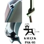 Kauçuk Pak-05 Pvc Kapı ve Pencere Fitili,10 Metre Gri Kaliteli Uzun Ömürlü Conta