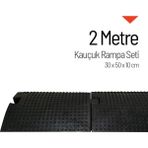 Kauçuk Rampa, Otopark Rampası, Kaldırım Rampası 30 x 50 x 10 cm 2 Metre