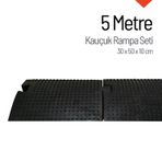 Kauçuk Rampa, Otopark Rampası, Kaldırım Rampası 30 x 50 x 10 cm 5 Metre
