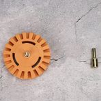 Kauçuk Silgi Tekerlek Yapışkan Film Tutkal Sökücü Pnömatik Çıkartma Boya Temizleyici Disk Arabalar Tekneler RVs Bisikletler Motosikletler Için 25mm Çap