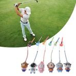 Kauçuk Tişört, Daha Fazla istikrarlı Renkli Büyük Tişört, kayışlı Anti -kayıp Tee yüzüğü, Golfçüler, Erkekler, Kadınlar, çocuklar Için en Iyisi (mavi + gri)