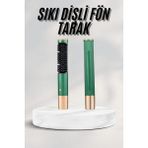 Kaufhier Düzleştirici Fırça Saç Düzleştirici Arada Fön Tarak Taşınabilir