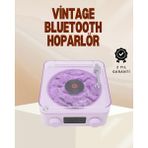 Kaufhier Retro Pikap Hoparlör – Şarjlı Kablosuz Projektör ve Gece Lambası