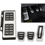 Kaufhier Vw Golf 7 8 Passat B8 Tiguan 2 Touran 2 Troc Tcross Arteon Polo 5 Uyumlu Geçme Manuel Pedal Seti 4 Parça Siyah Krom