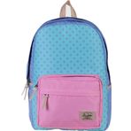 Kaukko 3 Colors Lila-Pembe Pati Desenli Okul Çantası