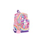 Kaukko Dört Bölmeli (Kız Çocuk - Pembe Mor - Unicorn Baskılı) - İlkokul Okul Sırt Çantası - L5249