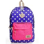 Kaukko K1111 Dots Mor Sırt Çantası