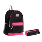 Kaukko K1147 Wichlight Siyah-Pembe Sırt Çantası