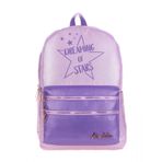 Kaukko K1568 Duble Lila Sparkle Sırt Çantası