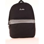 Kaukko K1627 Siyah Stripe Basic Colors Okul Sırt Çantası