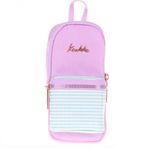 Kaukko K2441 Soft Floral Junior Bag Violet Kalem Çantası