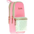 Kaukko K2466 Kapitone-Rose Bright Junior Bag Kalem Çantası