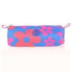 Kaukko K2577 Blue Flowers Triangle Favorite Kalem Çantası