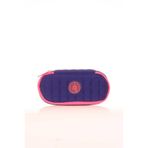 Kaukko K2624 Navy Blue Quilted Özel Bölmeli Kalem Çantası