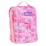 Kaukko Kids Isı Yalıtımlı Kız Çocuk Pembe Sevimli Kedi Büyük Beslenme Çantası
