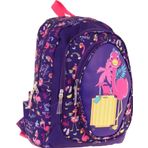 Kaukko Kids Üç Gözlü (Kız Çocuk) Okul Sırt Çantası (Flamingo Detaylı) - L5223