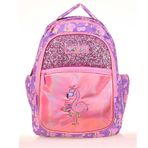 Kaukko L5137 Aynalı Taşlı Flamingo Kids Love Sırt Çantası