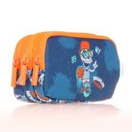 Kaukko L8171 Fast Brooklyn Mavi Kids 3 Bölmeli Kalem Çantası