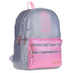Kaukko Simli Kumaş Sparkle Duble Gri Okul Sırt Çantası