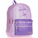 Kaukko Simli Kumaş Sparkle Duble Lila Okul Sırt Çantası