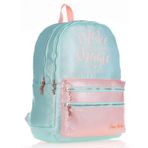 Kaukko Simli Kumaş Sparkle Duble Mint Okul Sırt Çantası