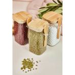 Kavanoz Bambu Kaşıklı 500 Ml