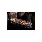 Kaveh Glass Cam Kayık Tabak Sunumluk 40 cm 2 Adet