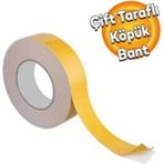 Kavi Çift Taraflı Köpük Bant 24MMX10M - Beyaz - 10 metre