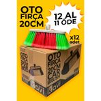 Kavi Entegre Plastik Oto Fırça 20cm 12li Koli - 12 al 11 öde - Otomobil Yıkama Fırçası, Hortum Girişli Araba Fırçası
