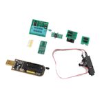 Kavolet Ch341a Usb programcı Sop8 Testi Klip 1.8v adaptörü Soket dönüştürücü modülü Için Tv Seti Bellek masaüstü Anakart Lcd dizüstü Yönlendirici Kart Dvd Settop Top kutuları anahtarcı