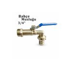 KAVRAM Metal Bahçe Musluğu 3/4 Pirinç Kollu Vana 3/4 Hortum Uyumlu