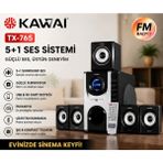 Kawai Kawaı TX-765 5+1 Ses Sistemi Fm Radyo USB Sd Kart Destekli Uzaktan Kumandalı