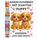 KAWAII KLEURBOEK MET SCHATTIGE PUPPY KINDEREN 4–8 & 8–12 LOVE HIBO DOGGY: VOL LIEFDE, HET HELE JAAR !