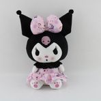 Kawaii Sanrio Kuromi Karikatür Peluş Oyuncak Pembe