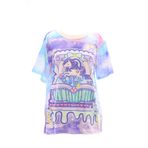 Kawaii-Story T-02 Lolita Tişört Unicorn Harajuku Japonya Trend Moda Sevimli Kawaii Hikayesi