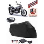 Kawasaki El 125 Branda Siyah Arka Çanta Uyumlu(Topcase) Motosiket Brandası Motor Örtüsü Çadır Su Geçirmez Motosiklet Kılıfı Motor Brandası,lastikli,taşıma Torbalı