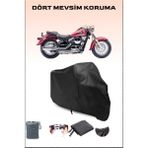 Kawasaki Vn 800 Classic Uyumlu Siyah Motorsiklet Branda, Motor Örtüsü