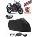 Kawasaki Z H2 Se Branda Siyah Arka Çanta Uyumlu(Topcase) Motosiket Brandası Motor Örtüsü Çadır Su Geçirmez Motosiklet Kılıfı Motor Brandası,lastikli,taşıma Torbalı