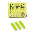 Kaweco 10001220 Neon Sarı 6'lı Kartuş