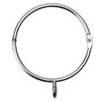 kawehiop 50x Simli Perde Halkaları 38mm Büyük Metal Perde Halkası Duş Ve Pencere Için Kuşgözü Ile Sürgülü Kapı Perdesi Çubuk Demir, A, 5cm