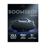 kawigo BOOMSBOX 4 Mini Hoparlör Siyah Kablosuz Hoparlör FM Radyo USB/SD/AUX/TYPC Girişli Hoparlör