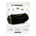 kawigo XTRMM6 PRO Bluetooth Hoparlör Taşınabilir Kablosuz Speaker 120W IPX5 Su Geçirmez RGB Işıklı Bass Ses Sistemi